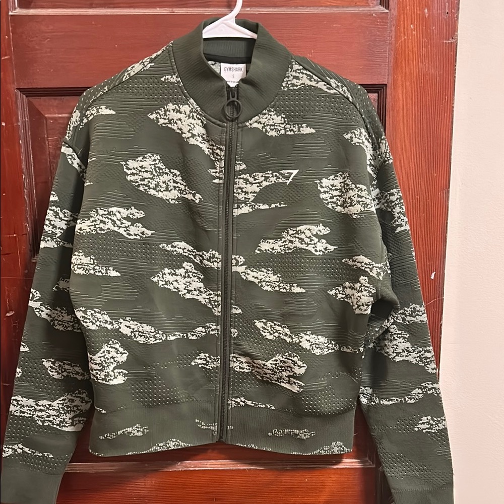 Gymshark Olive Camouflage Jacket